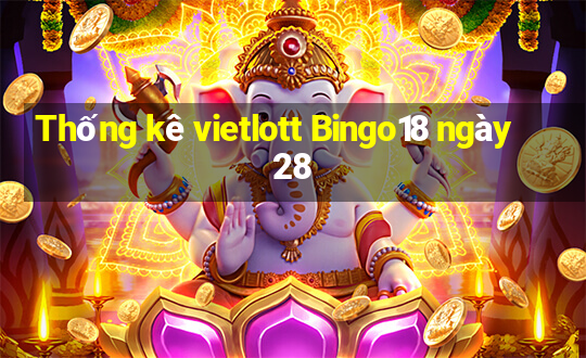 Thống kê vietlott Bingo18 ngày 28