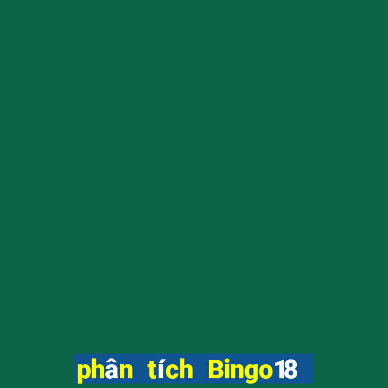 phân tích Bingo18 ngày 31