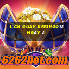 Lịch quay XSBINGO18 ngày 8