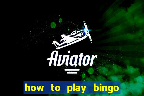 how to play bingo in casino