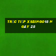 Trực tiếp XSBINGO18 ngày 28