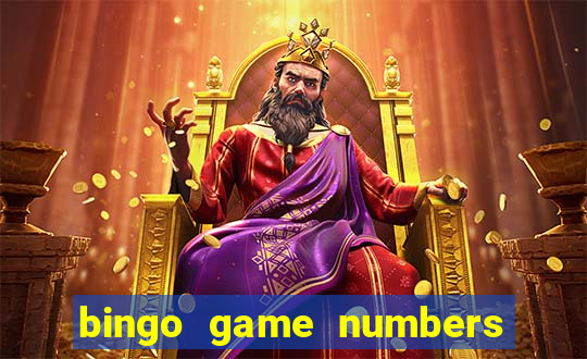 bingo game numbers 1 100