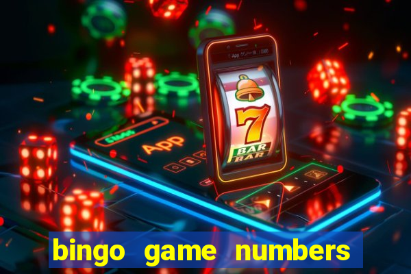 bingo game numbers 1 100