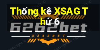 Thống kê XSAG Thứ 6