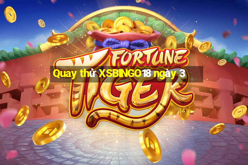 Quay thử XSBINGO18 ngày 3